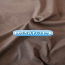 Ткань Замша стрейч (серый)